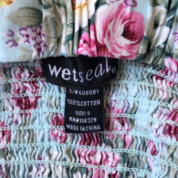 Floral Strapless Corset Top - Picture 2 of 2